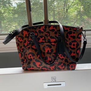 Coach Crosby Ocelot Print Mini